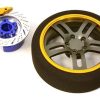 Radios & Accessories * | Special C26907Gold Gold Billet Machined Alloy D5 Spoke Steering Wheel Set For Traxxas Radio (Integy)