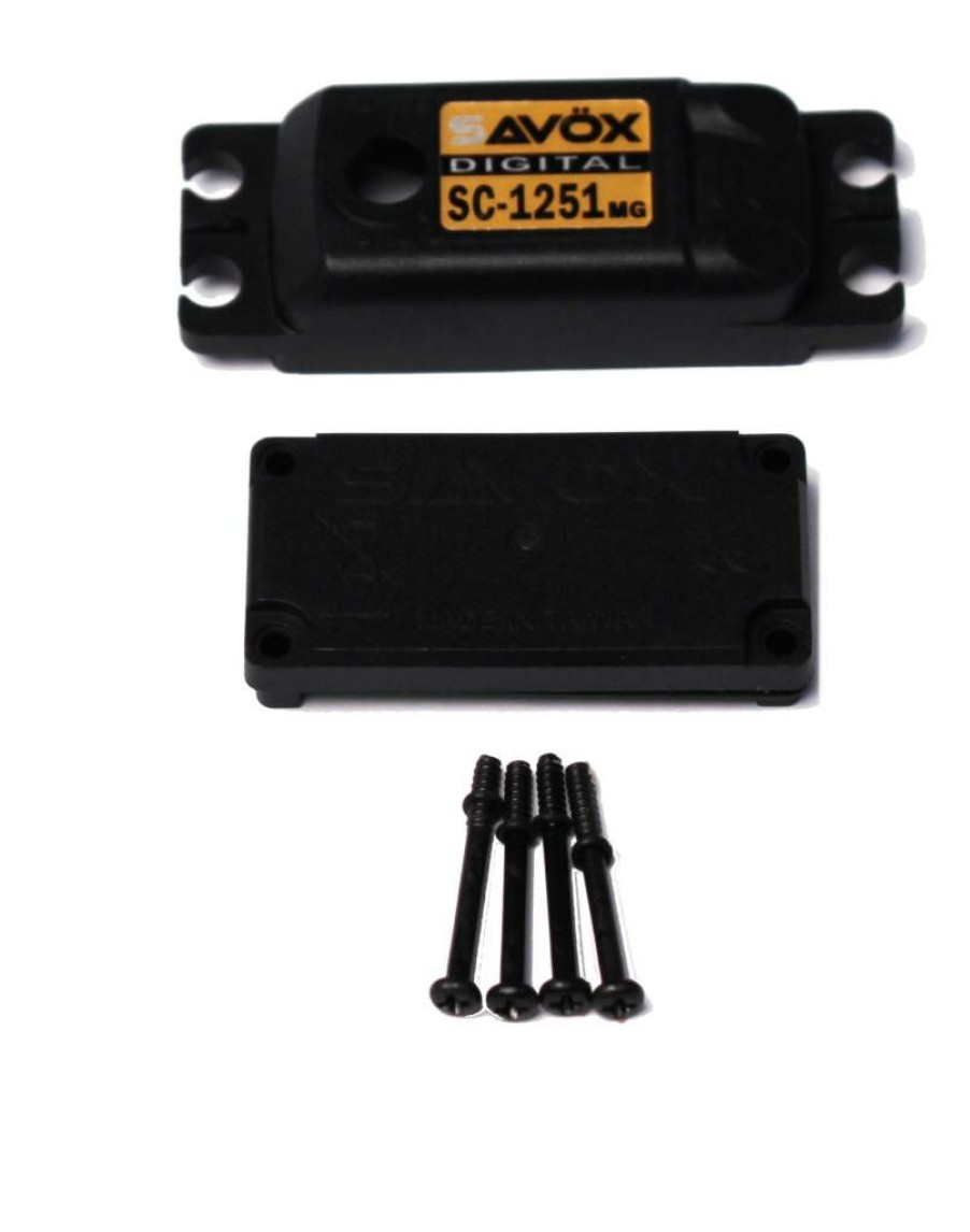 Servos* * | Gift Selection Savcsc1251Mg Top & Bottom Servo Case W/ 4 Screws, For Sc1251Mg (Savox)