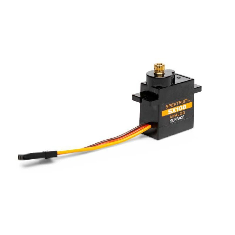 Servos* * | Reliable Quality Spmssx108 Sx108 Micro Gear Servo 20T Spine (Spektrum)