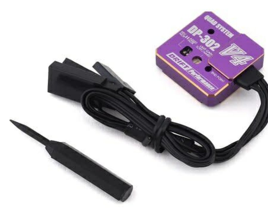 Radios & Accessories * | Typical Style Yokdpp-302V4Pb Yokomo Dp-302V4 Drift Steering Gyro (Purple) (Yokomo)