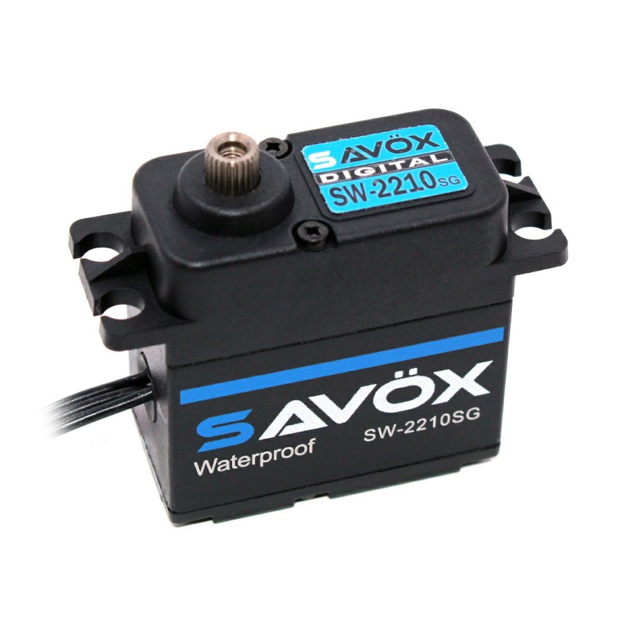 Servos* * | Low Price Savsw2210Sg-Be Waterproof Premium, Hv, Brushless, Digital Servo Black Edition (Savox)