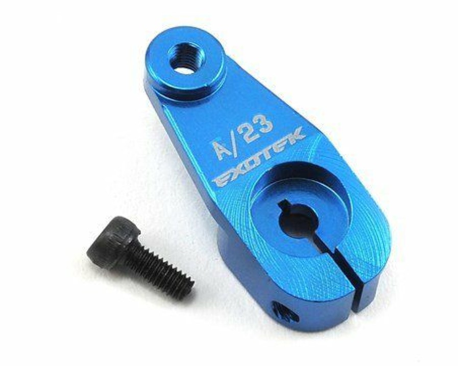 Servos* * | Clearance Exo1554Blu Ae B6 23T Blue Heavy Duty Servo Horn, 7075 (Exotek Racing)