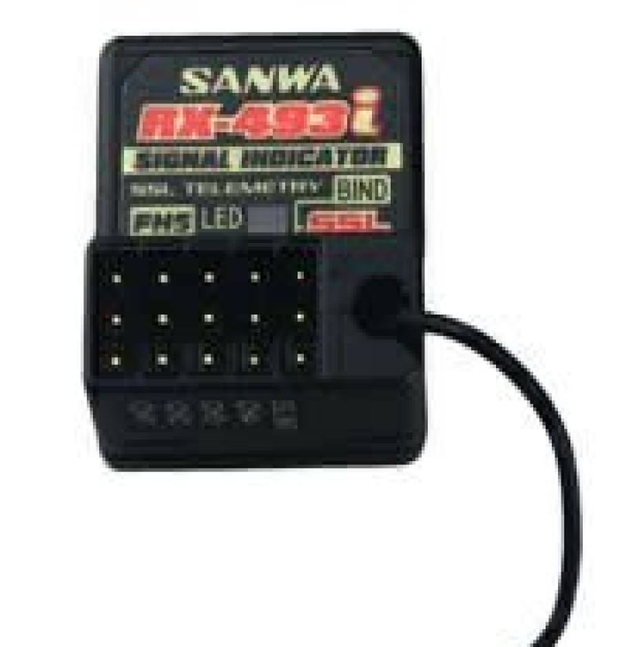 Radios & Accessories * | Low Price Snw107A41375A Sanwa 4-Channel Rx-493I Receiver For M17/Mt-5 Coaxial Antenna (Sanwa)