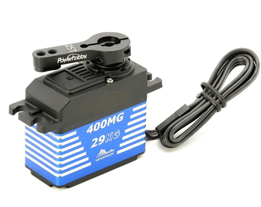 Servos* * | Shop Phbph400Mg Powerhobby 400Mg Waterproof High Torque Steel Gear 29Kg Servo Aluminum Case (Power Hobby)