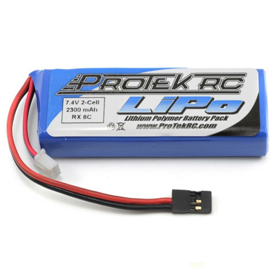 Radios & Accessories * | Gift Selection Ptk-5196 2S 7.4V 2300Mah Lipo Flat Receiver Battery Pack (Protek Rc)