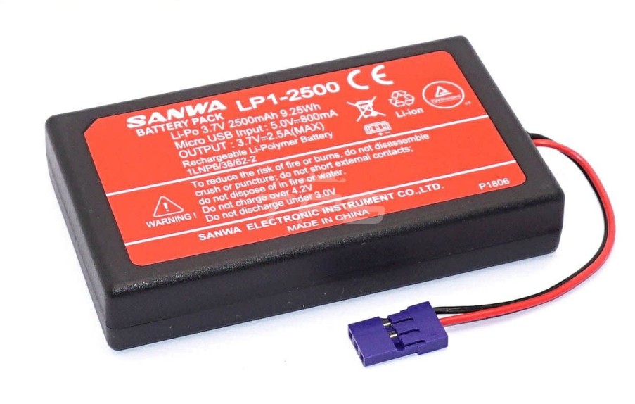 Radios & Accessories * | Special Offers Snw107A10981A Sanwa M17 Battery 1S Lipo 2500Mah (Sanwa)