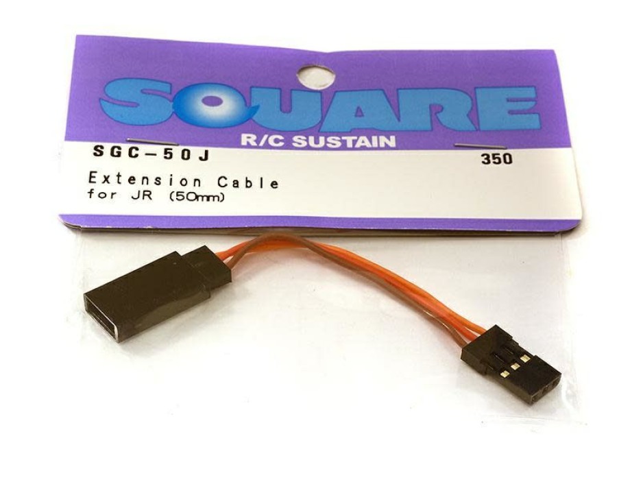 Radios & Accessories * | Sale Sq-Sgc-50J Square R/C Extension Cable For Sanwa/Jr (50Mm) Sq-Sgc-50J (Integy)