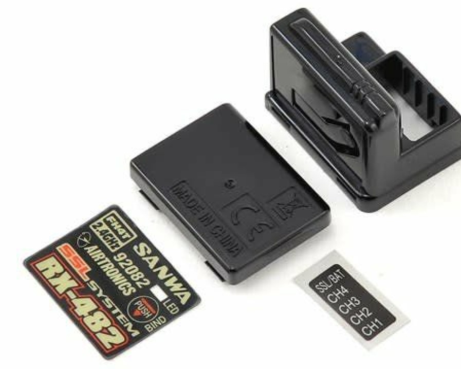 Radios & Accessories * | Cheap Snw107A41302A Sanwa/Airtronics Rx-482 Receiver Case Set (Sanwa)