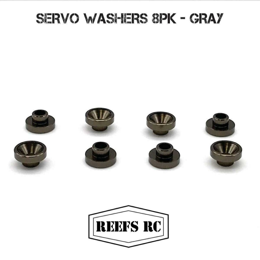 Servos* * | Exquisite Gifts Sehreefs50 Servo Washers 8Pk Gray (Reefs)