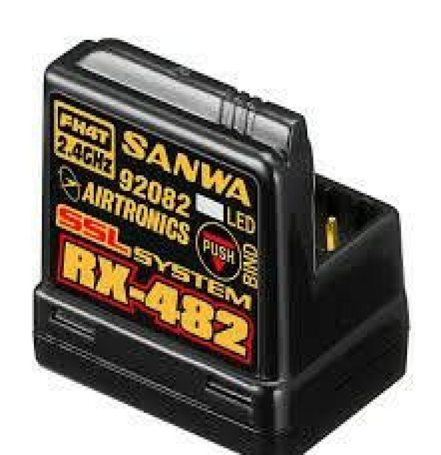 Radios & Accessories * | Shop Snw107A41259A Rx-482 2.4 Ghz 4-Channel Telemetry Receiver W/ Built-In Antenna (Sanwa)