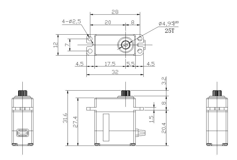 Servos* * | Special Offers Sehreefs25 99 Micro High Torque High Speed Micro Servo 0.08/115 @ 8.4V (Reefs)